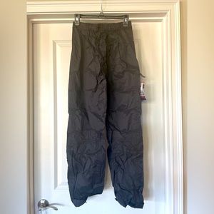 Black, NWT, Sierra Designs, waterproof pants